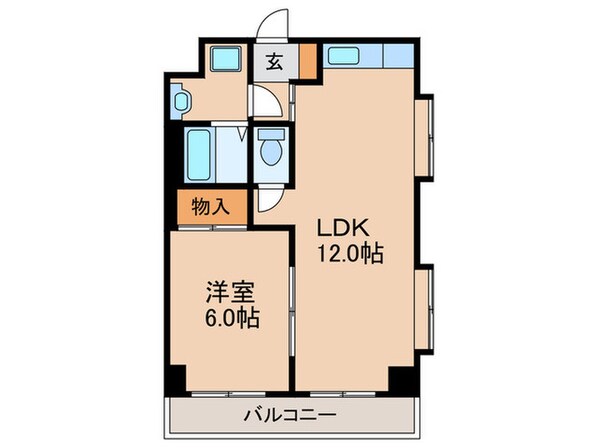 ビバーン平尾駅前の物件間取画像